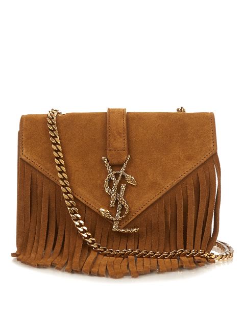 ysl crossbody bag suede|yves saint laurent messenger bag.